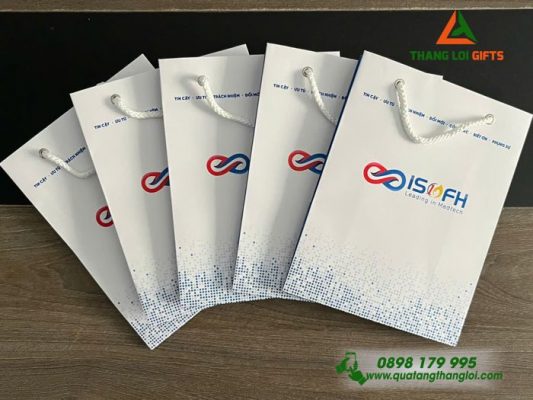 Tui xach giay Couche 150 in logo Doanh nghiep ISOFH