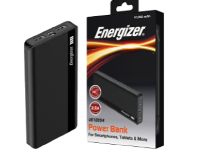 Pin Sac Energizer 10,000mAh 3.7V Li-Polymer - QE10007 in logo Doanh nghiep