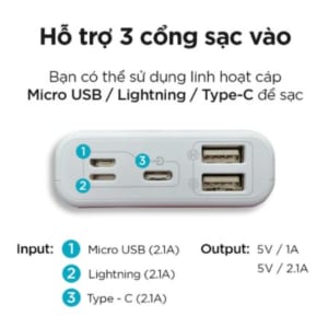 PRT 01- PSL10 Pin Sạc Dự Phòng Romoss Simple 10 10.000mAhin logo