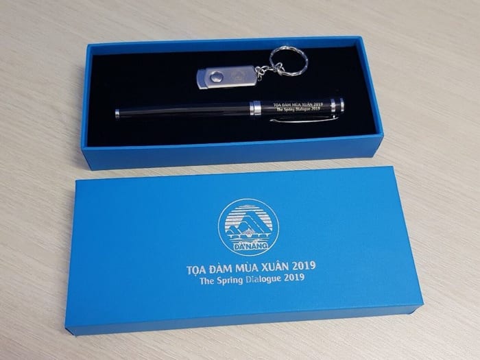 GST 04 – Bộ Quà Tặng - Giftset 3 món ( USB+Bút+Hộp Quà)