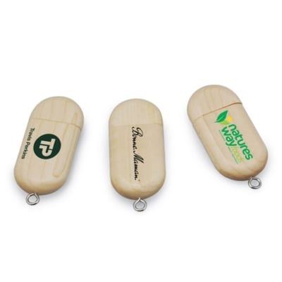 UGT 04 - USB Vỏ gô nắp đẩy khắc logo