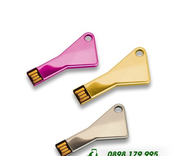 UKT 01- USB Chìa khóa kim loại in ấn logo quà tặng