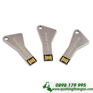 UKT 01- USB Chìa khóa kim loại in ấn logo quà tặng