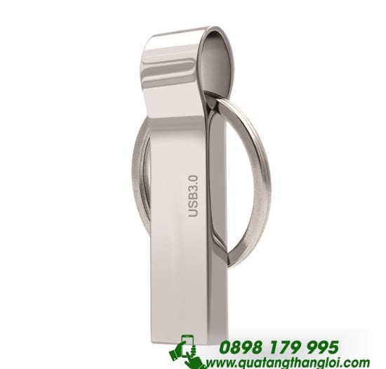 UKT 06 - USB kim loại in logo theo yêu cầu khách hàng