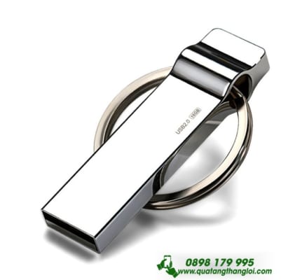 UKT 06 - USB kim loại in logo theo yêu cầu khách hàng 