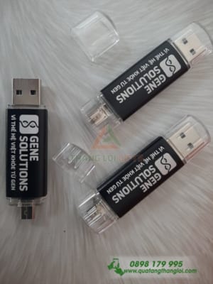 UNT 04 - USB Vỏ nhựa in logo quà tặng khách hàng