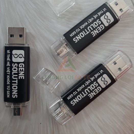 UNT 04 - USB Vỏ nhựa in logo quà tặng khách hàng