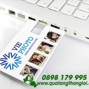 UTT 01 - USB the nhua day in khac logo qua tang nhan vien