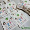 Tui vai tote in noi dung hoa tiet nang dong lam qua tang nhan vien khach hang
