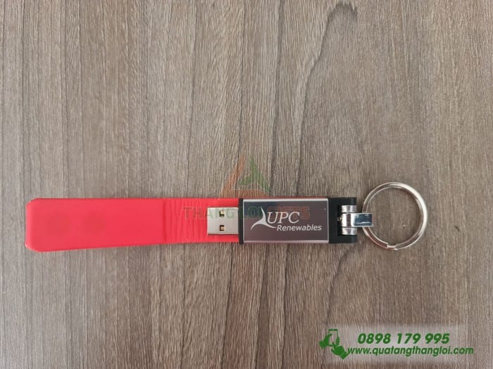 USB da phoi kim loai in khac logo Doanh Nghiep