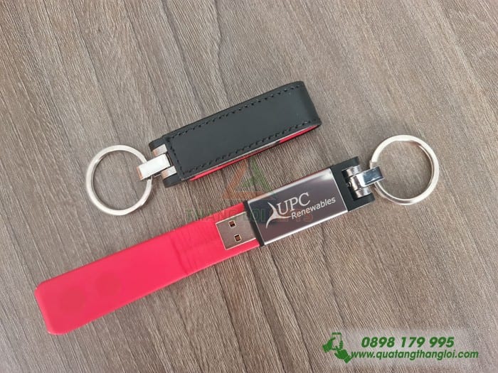 USB da phoi kim loai in khac logo Doanh Nghiep