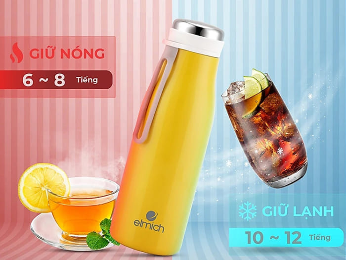 Binh Giu Nhiet ELMICH EL8290 (500ml) in khac logo theo yeu cau