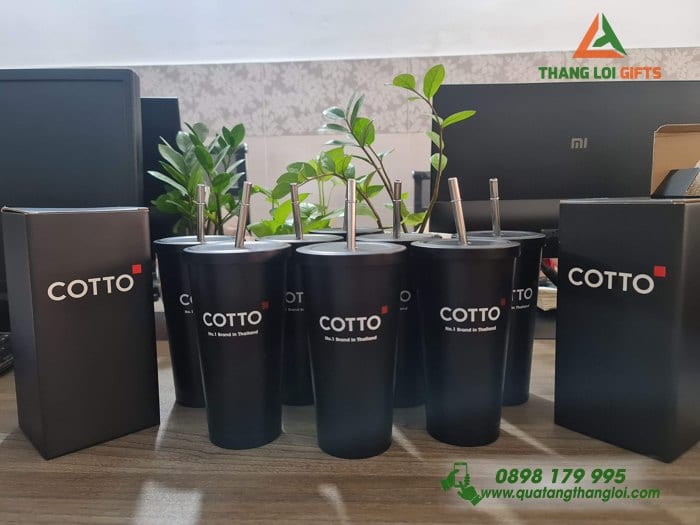 Ly giữ nhiệt kèm ống hút in logo COTTO (3)