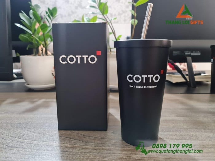 Ly giữ nhiệt kèm ống hút in logo COTTO (7)