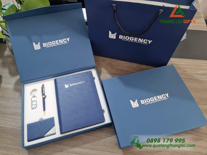 Giftset - Bộ quà tặng in khắc logo BIOGENCY làm quà tặng sang trọng