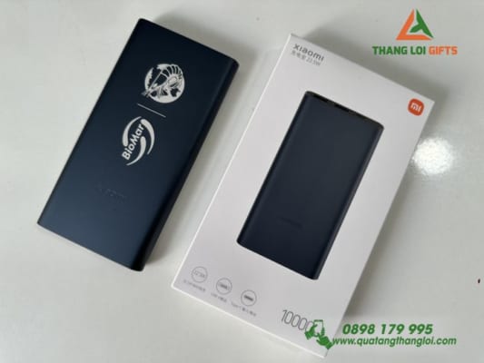 Pin sac du phong XIAOMI 10.000mAh - Khac logo BIOMAR