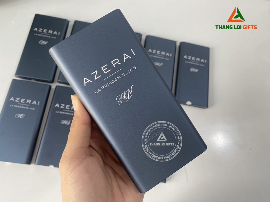 Pin Sạc Dự Phòng XIAOMI 10000mAh - Khắc Logo AZERAI