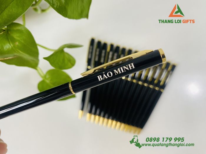 Nâng Tầm Thương Hiệu Với Bút ký xoay nhỏ - Khắc logo BẢO MINH