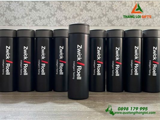 Bình Giữ Nhiệt Hiển Đèn Led Màu Đen - In Doanh Nghiệp Zwick/Roell