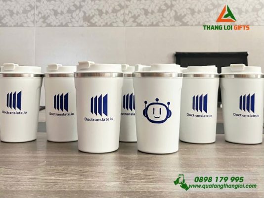 Ly Giu Nhiet 510ml Mau Trang - In Logo Doctranslate.io