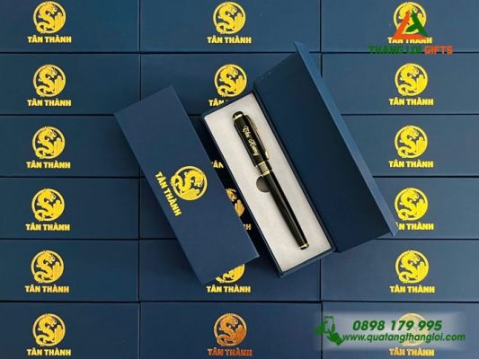 Hop But Nam Cham Mau Xanh - Ep Kim Logo Doanh Nghiep Tan Thanh