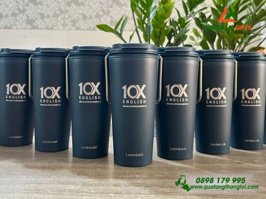 Ly Giu Nhiet Lock&Lock LHC4269 Mau Xanh Navy 540ml - Khac Logo Trung Tam Tieng An 10X