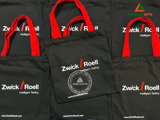 Tui Vai Canvas Mau Den - In Logo Doanh Nghiep Zwick Roell Group
