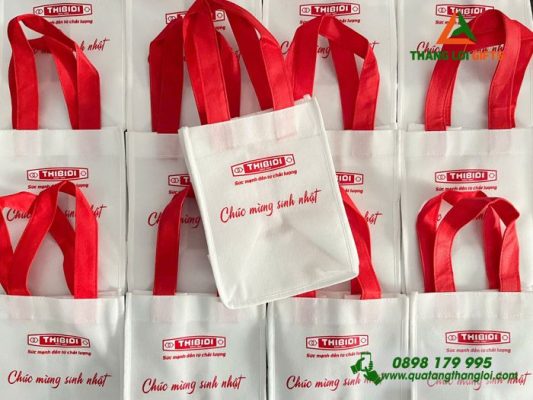 Tui Vai Khong Det Mini - In Logo Doanh Nghiep THIBIDI