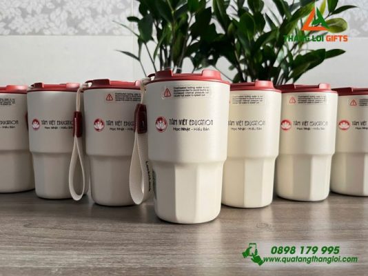 Ly Giữ Nhiệt Lock&Lock LHC4340 450ml – In Logo Tâm Việt Education