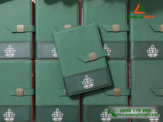 So Tay Bia Cong Mau Xanh La - In Logo LIEN VIET XANH
