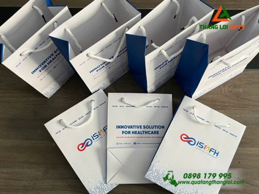Tui xach giay Couche 150 in logo Doanh nghiep ISOFH